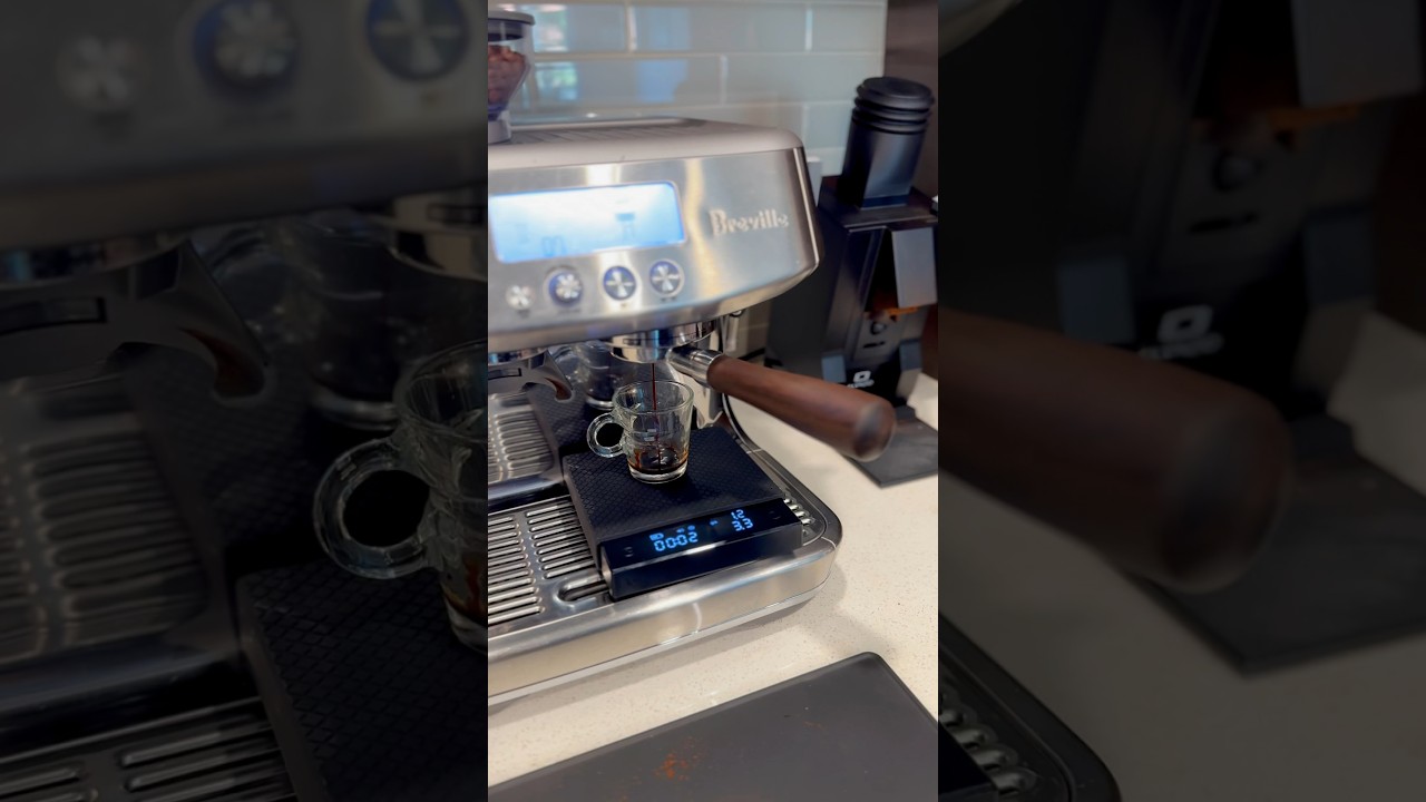 Breville Barista Pro Routine! #shorts #espresso