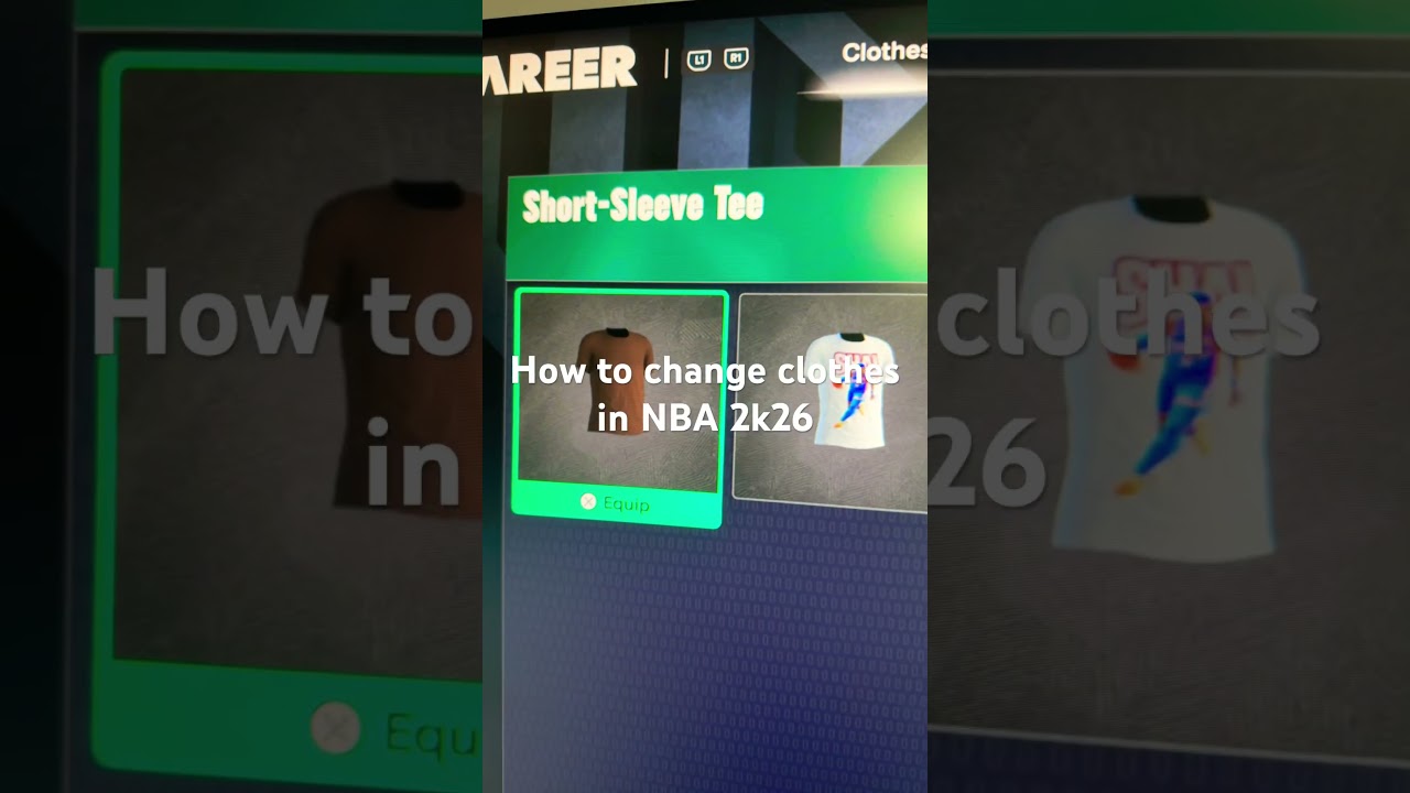 How to change clothes in NBA 2k26