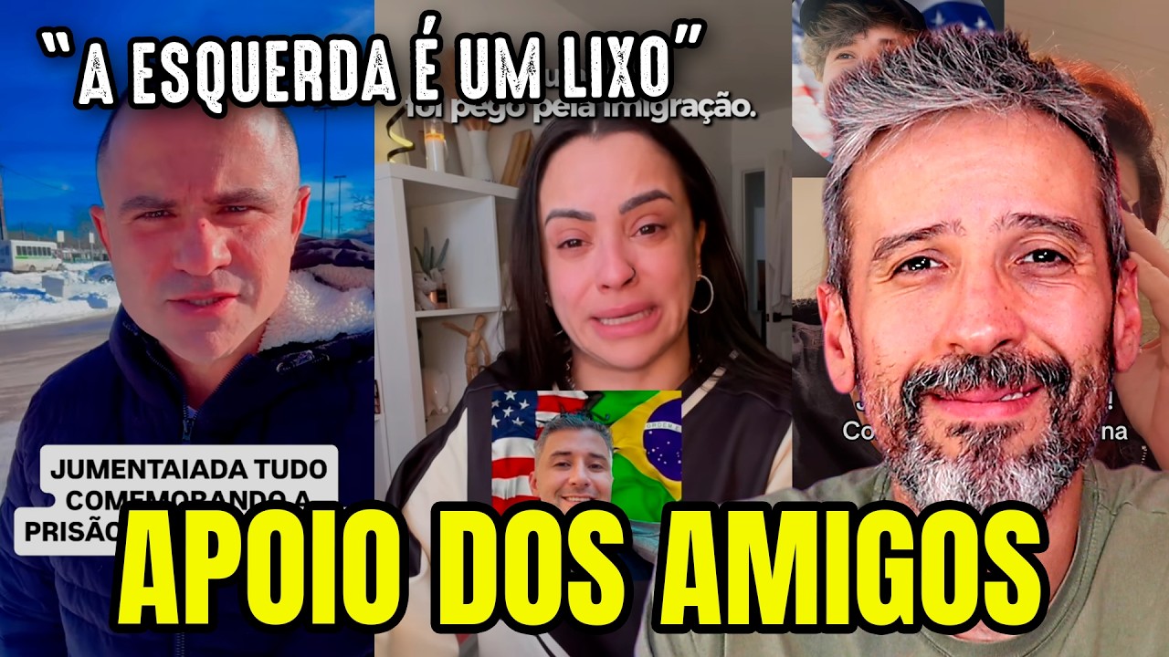 BRASILEIRO PRESO PELO ICE RECEBE APOIO DOS AMIGOS!