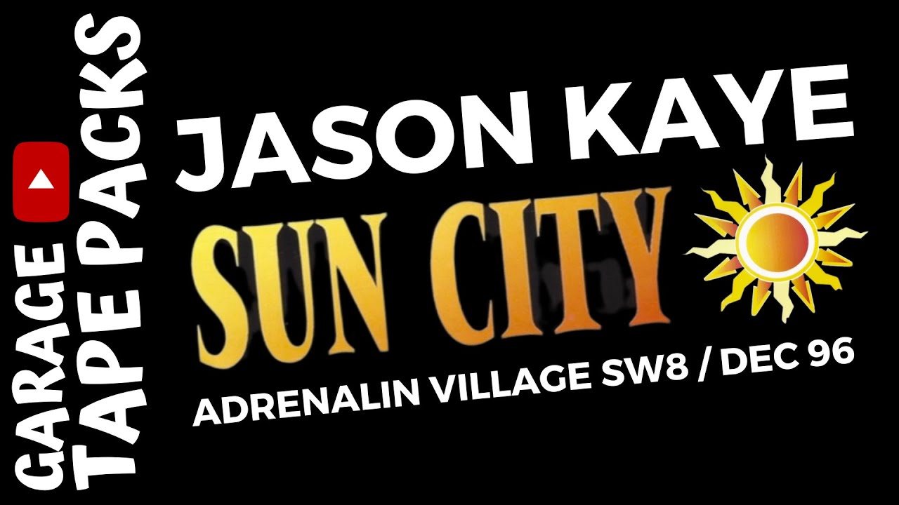 Jason Kaye ft. MC's PSG & DT | Sun City | Adrenalin Village, SW8 | Dec 1996 | Old Skool Garage Set