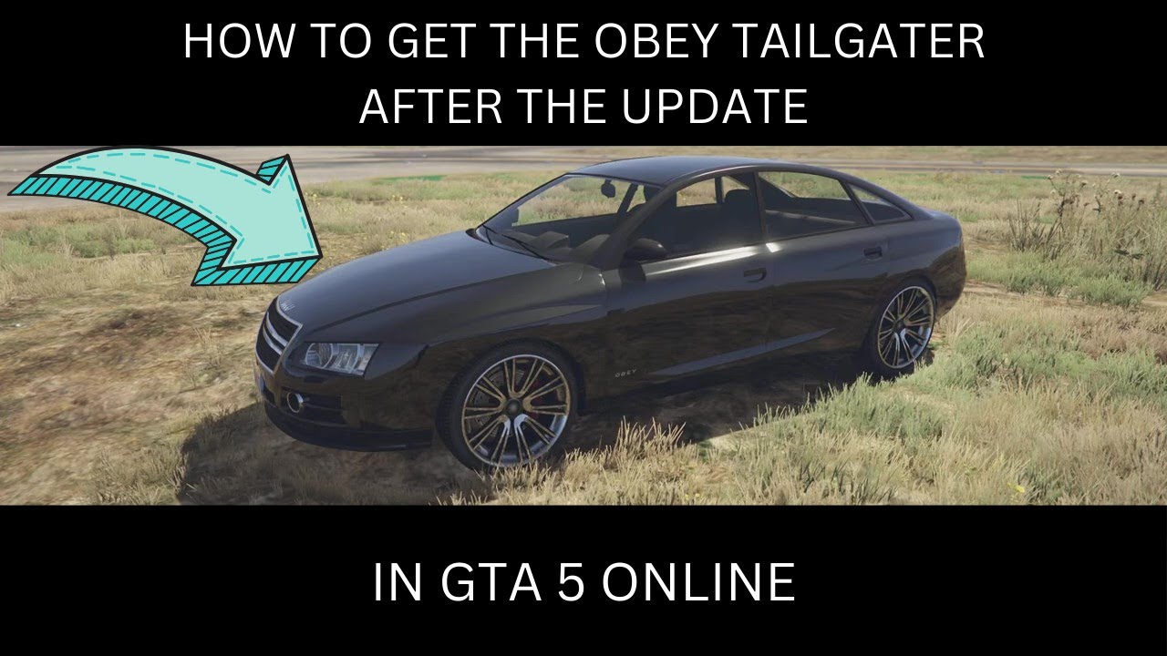 How To Get The Obey Tailgater After The Update In GTA 5 Online