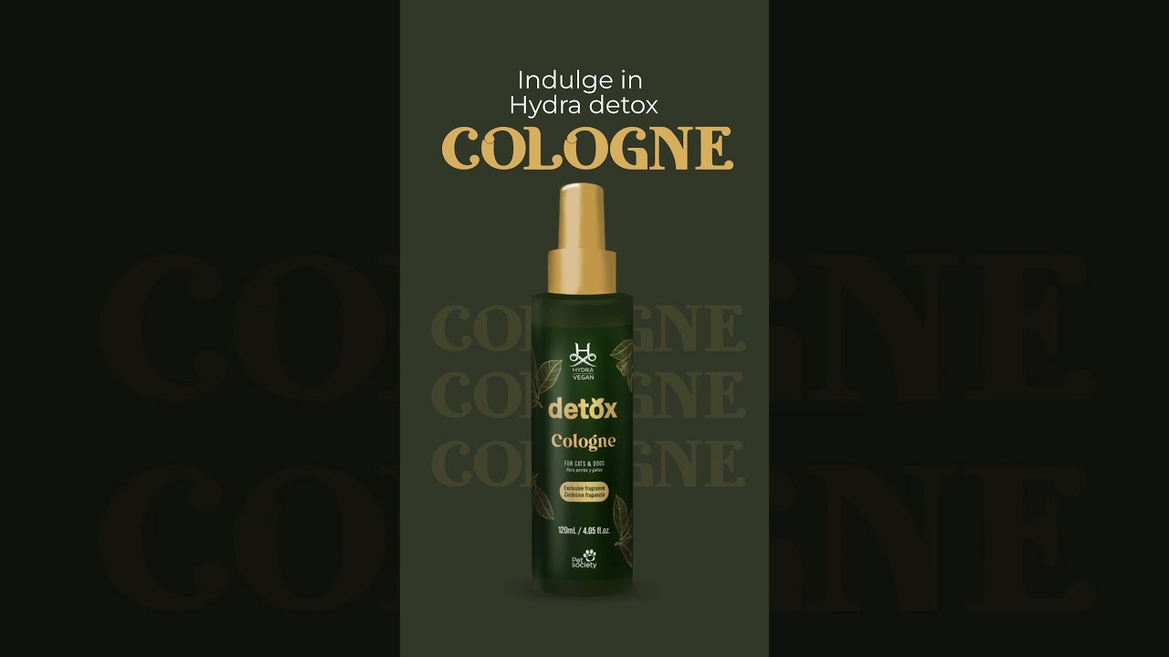 Hydra Vegan Detox Cologne | Safe, Fresh & Natural Fragrance for Pets