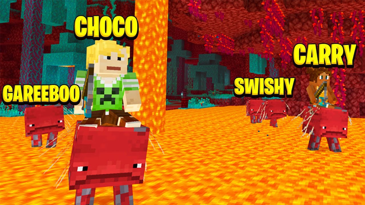 Beating Enderdragon in Minecraft With @CarryisLive​ @Mister Swishy​ @Gareebooo (+Extra Scenes)