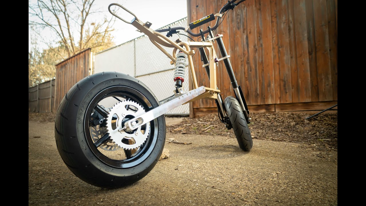 Razor Build Part 3 - Swingarm, Wheel, Brake & Suspension Install