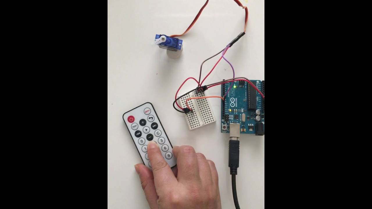 ir receiver to servo