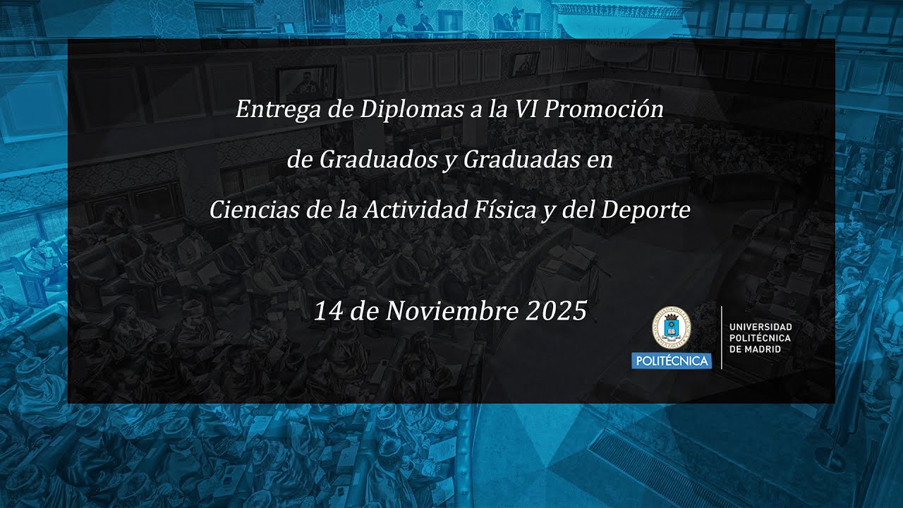 Acto de entrega de diplomas de INEF 2025
