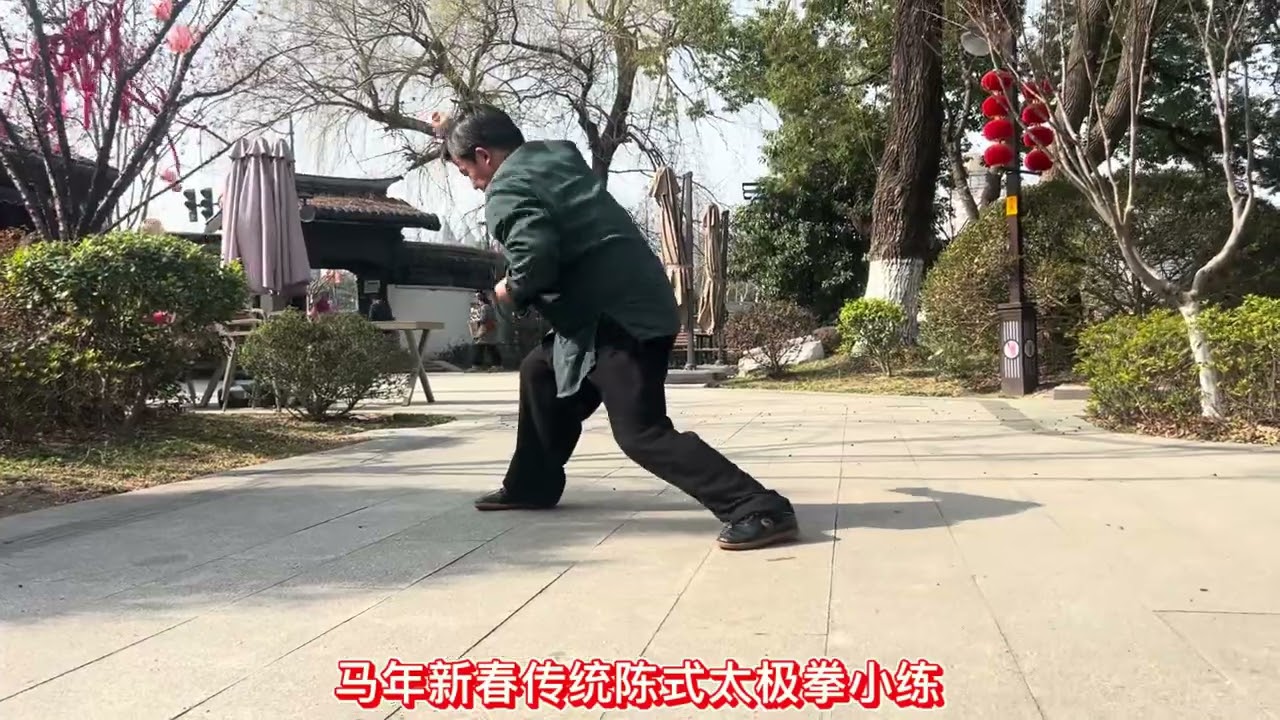 传统陈式传统陈式太极拳38式小练 a great practice the 38-form Traditional Chen-style Tai Chi. 