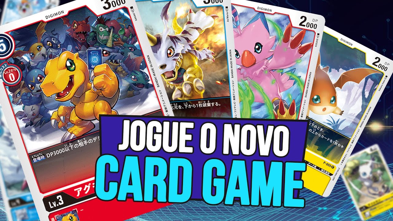 JOGUE O NOVO DIGIMON CARD GAME