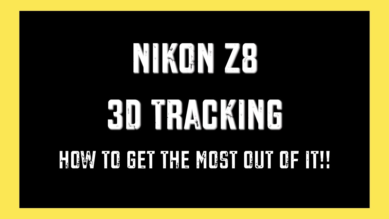 Nikon Z8 3D Tracking how to get the most of it! #nikonz8 #photographygear