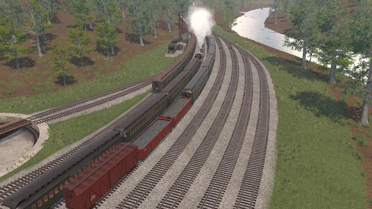 Let's Play Railroader 4K S1/F163 - Aufräumen nach dem Zugunglück und wir kommen nicht über den Berg