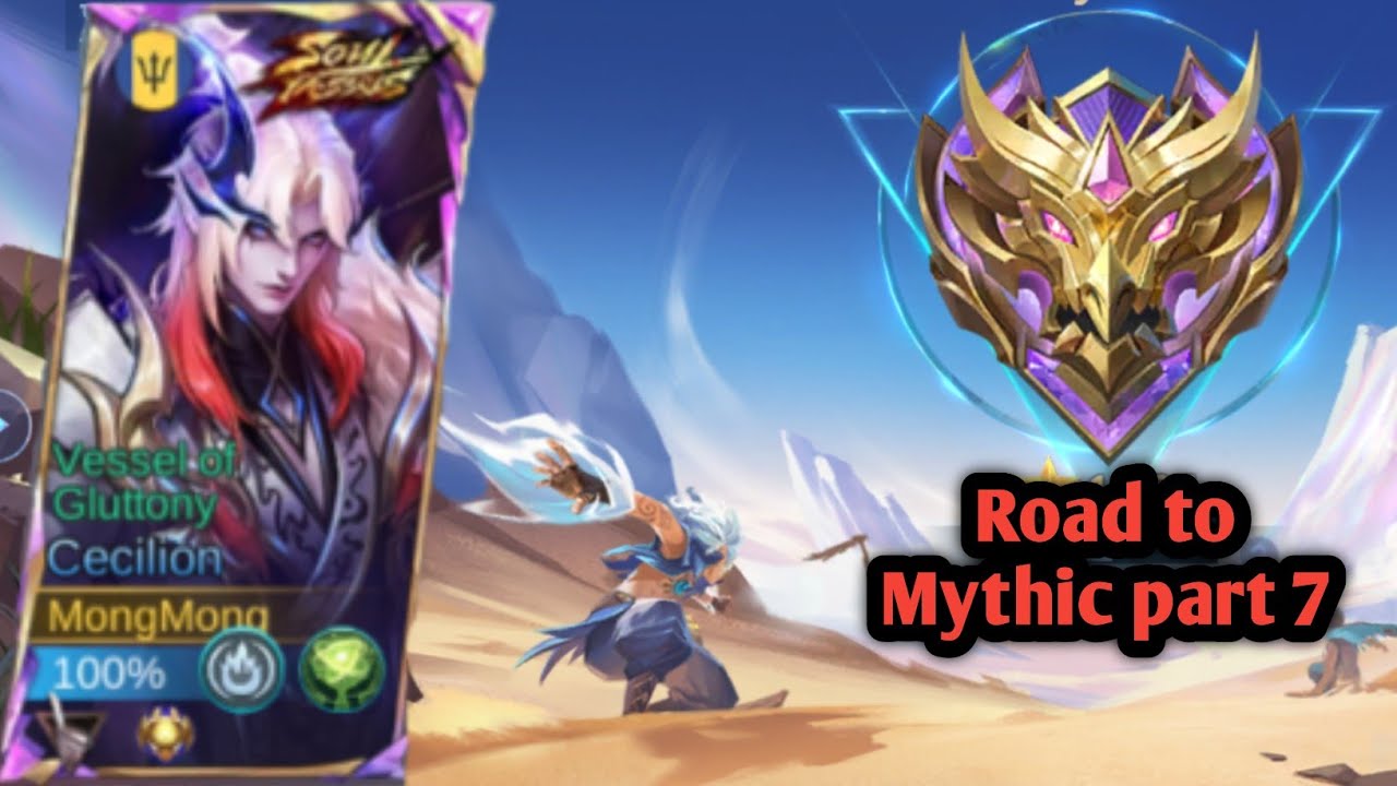 I played Cecilion only Epick comeback road to mythic | MLBB ranked pt7