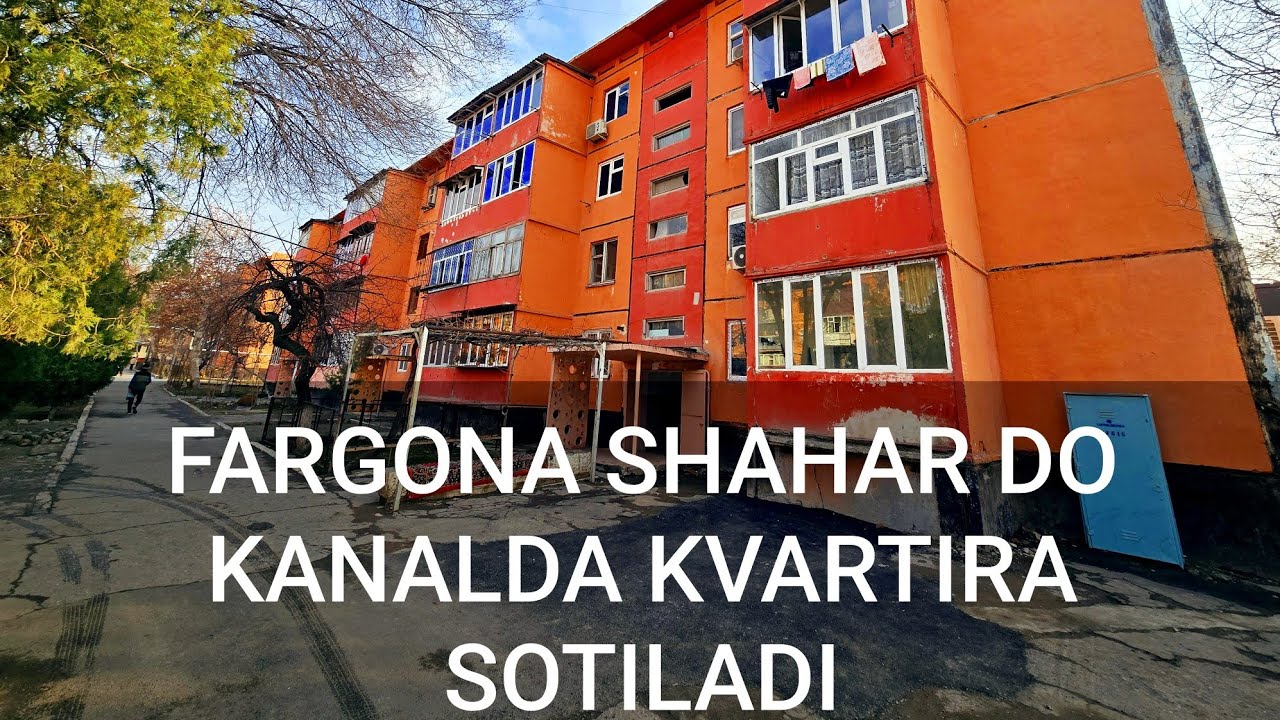 FARGONA SHAHAR DO KANALDA 2 XONA KVARTIRA JIHOZLI SOTILADI