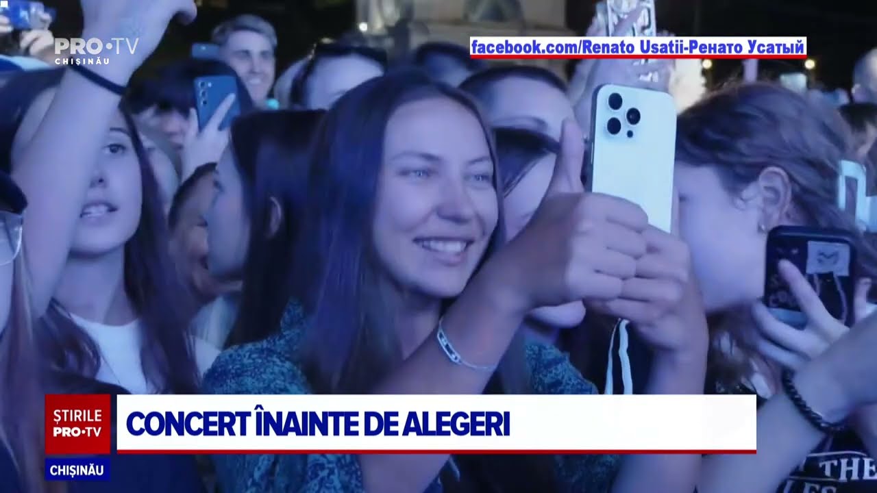 Usatîi a organizat un concert cu artiști pro-Putin în PMAN, cu trei luni înainte de alegeri