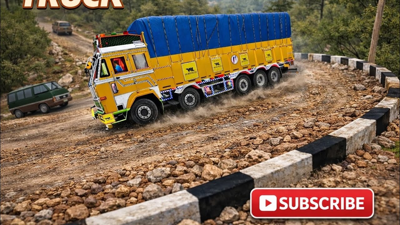 ll Truck Carrying load ll Off-road drive ll