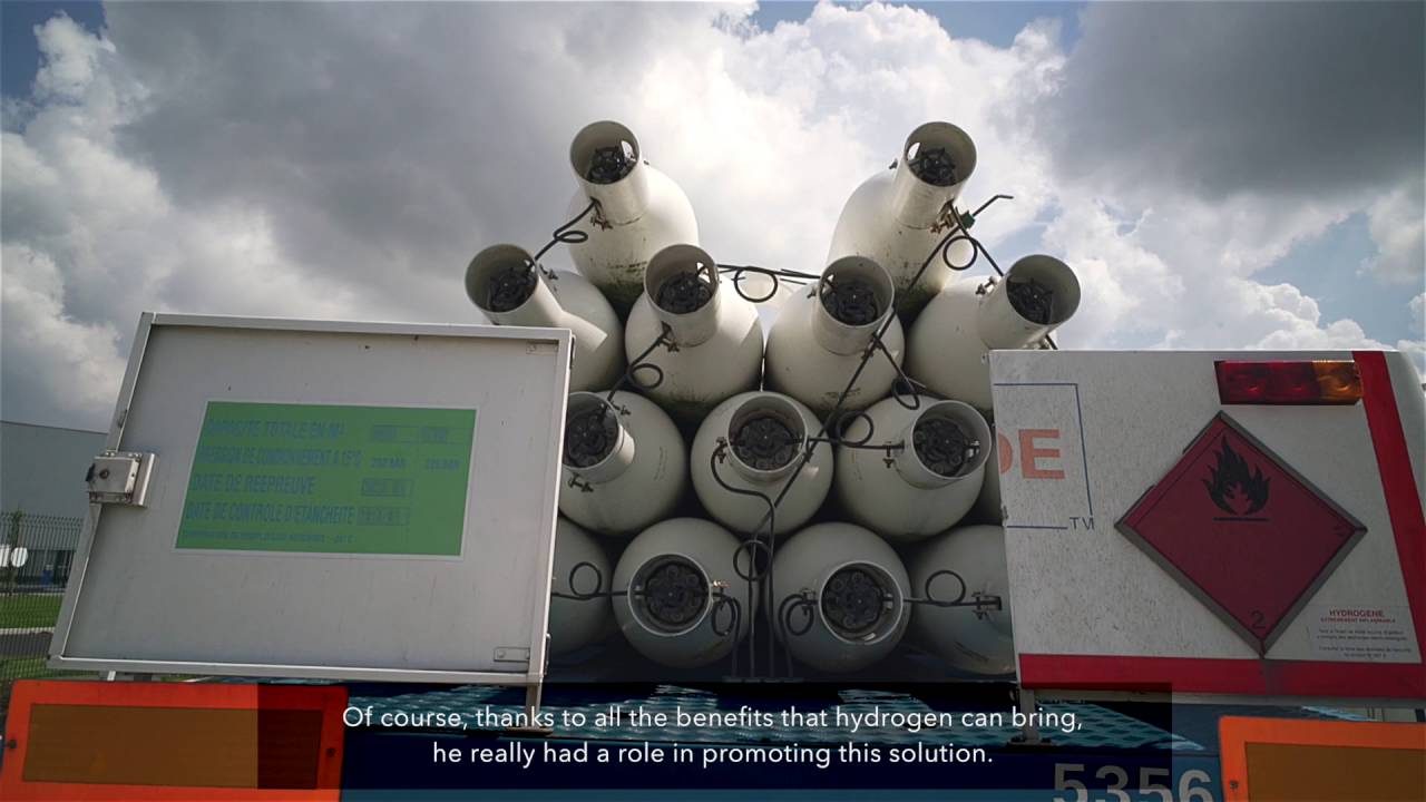100% hydrogen-powered logistics: a first for Europe!