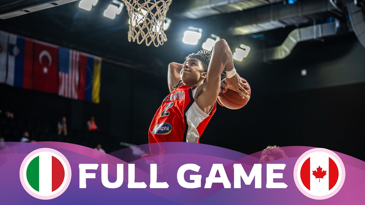 LIVE - Italy v Canada | FIBA U17 Basketball World Cup 2026 | Round of 16