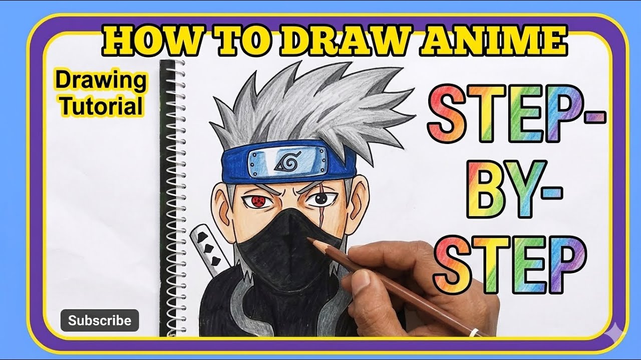 Anime बनाना सीखें सबसे आसान तरीके से 👁️‍🗨️ | How to draw Anime for Beginners | Easy Anime Drawing .