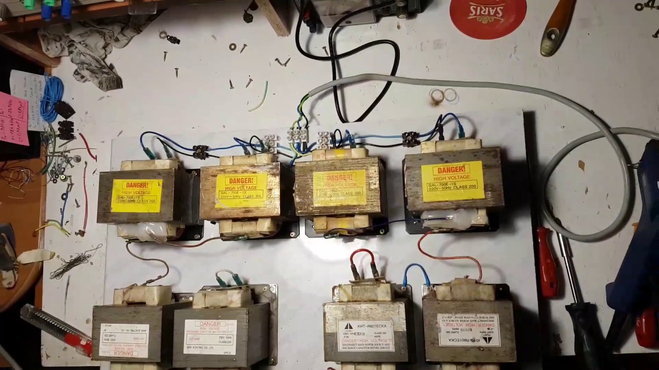 Repas and testing HV power supply with MOTs (8,8kV) for SGTC
