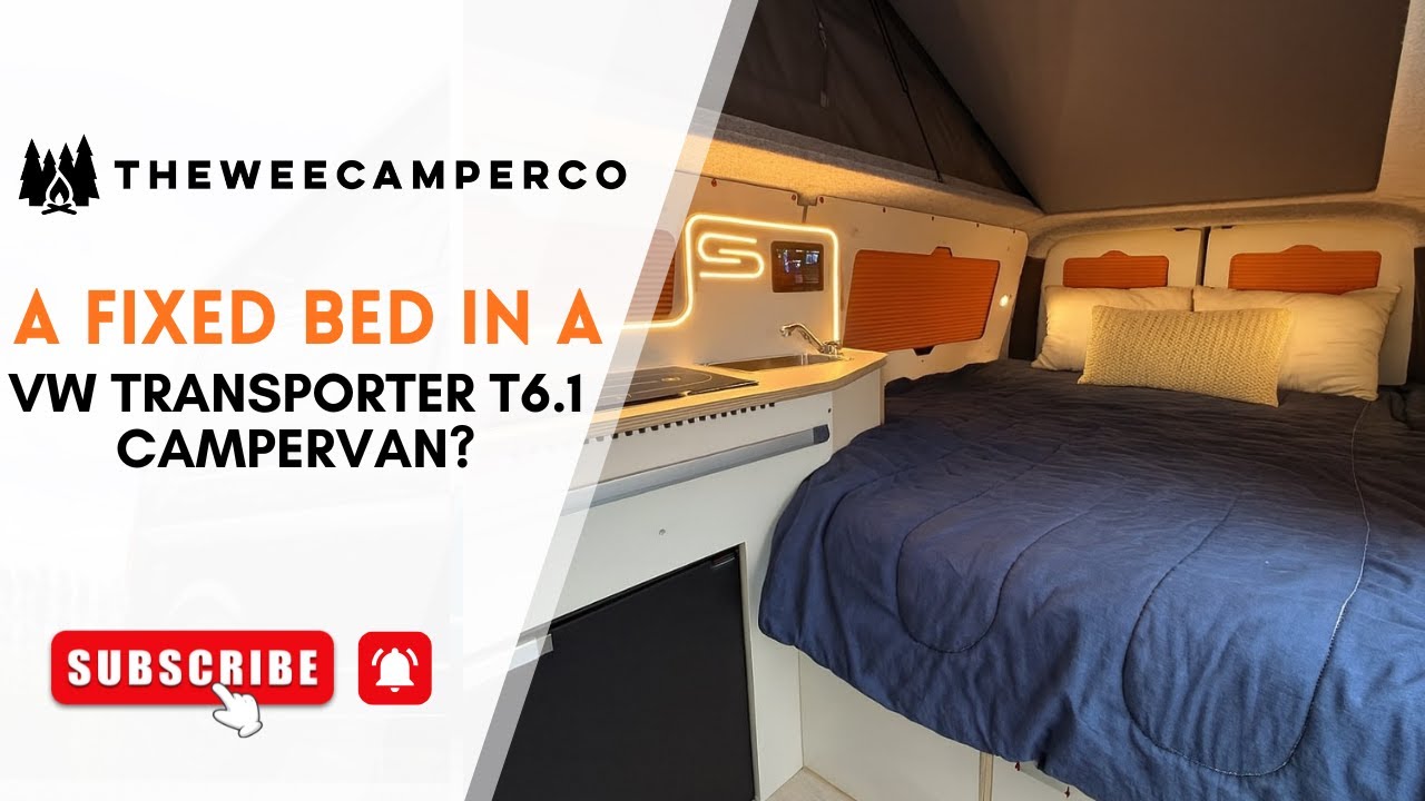 A fixed bed in a Volkswagen Transporter T6.1 Campervan?