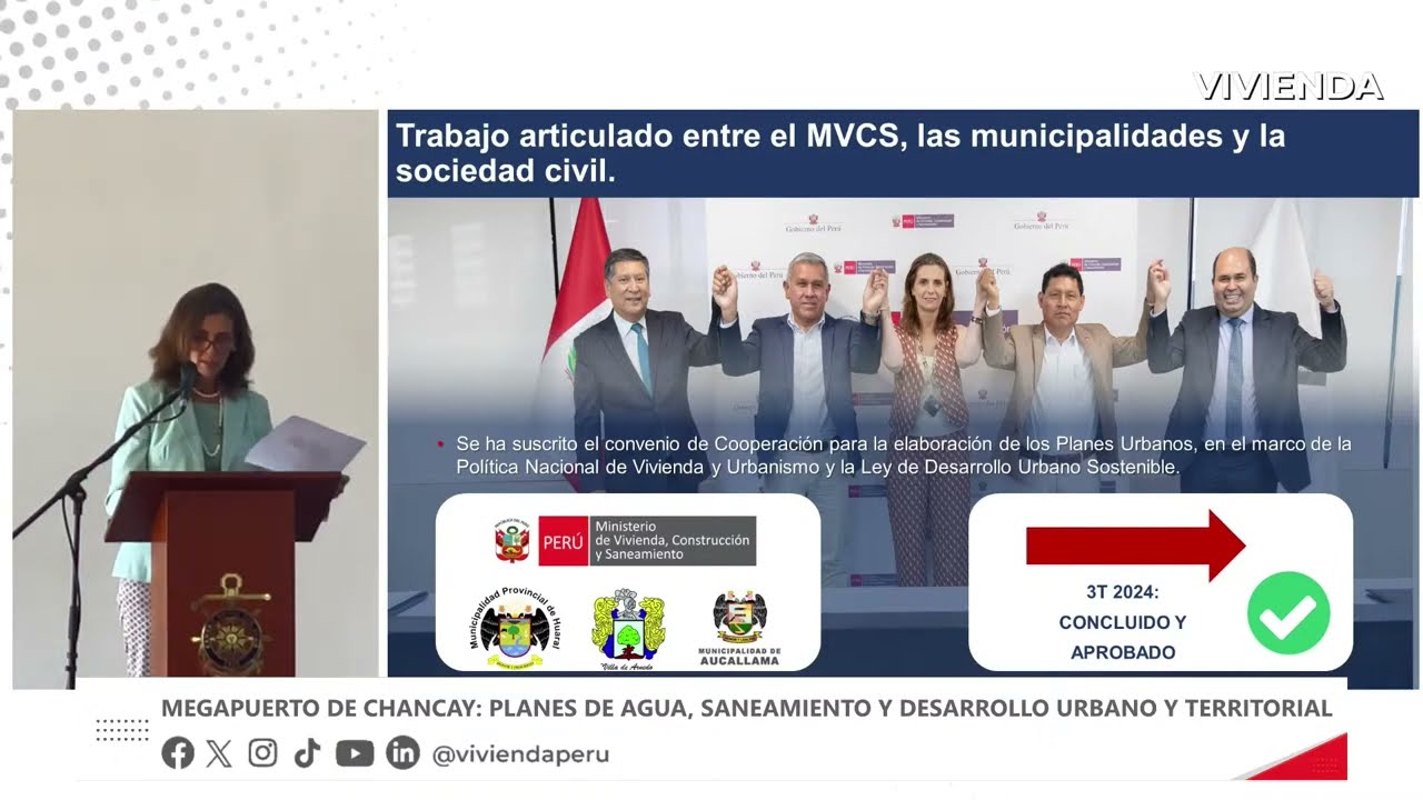Megapuerto de Chancay: Planes de desarrollo, agua y saneamiento