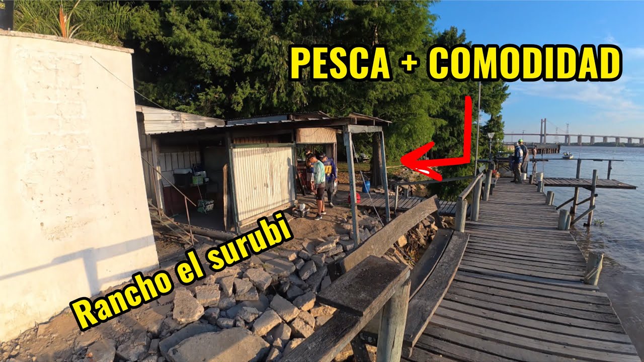 ¿EL MEJOR PESQUERO? Visitamos rancho el surubi un paraíso ! Buena pesca 🎣