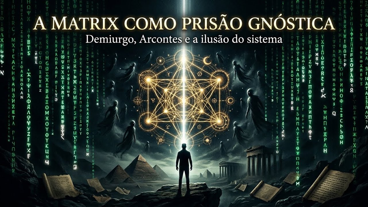 🧠 A MATRIX ERA UM AVISO? A PRISÃO GNÓSTICA QUE POUCOS ENTENDERAM