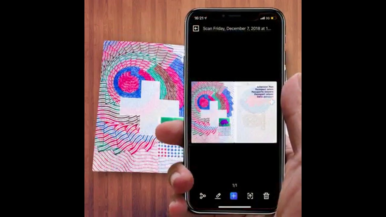 Tiny PDF scanner app, Free files Scanning