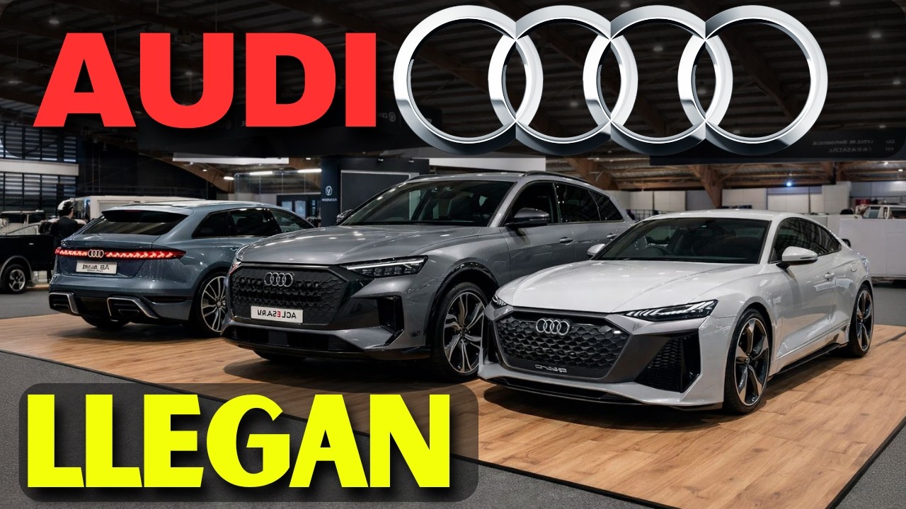 AUDI 2026, Los 9 nuevos autos alemanes que llegan, Características y nuevas tecnologías