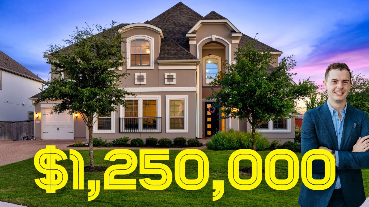 INSIDE $1,250,000 Taylor Morrison Concerto Home For Sale Crystal Falls Leander Texas