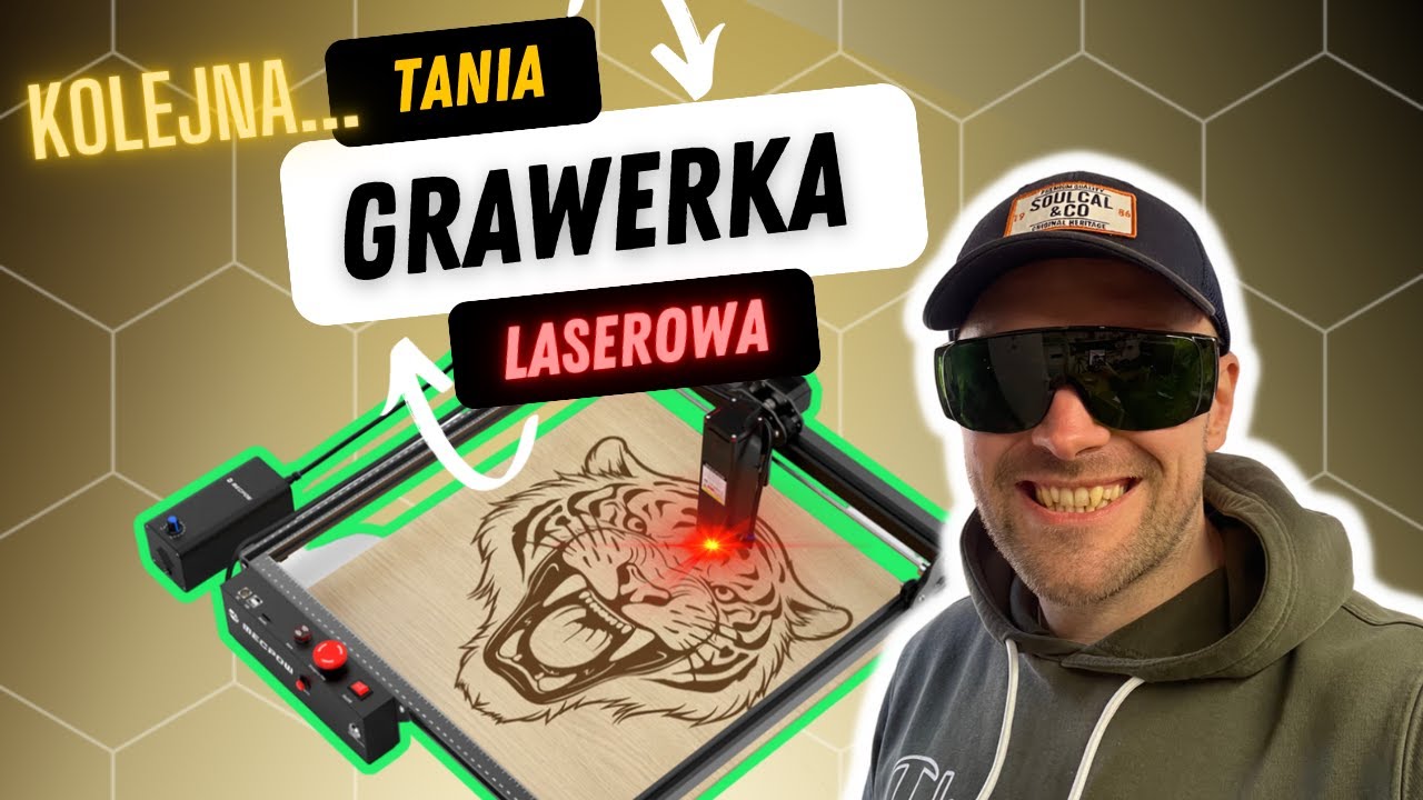 DIY albo umrzyj próbując - testuje Mecpow X3 / X3 Pro tania i całkiem niezłą grawerkę laserową !