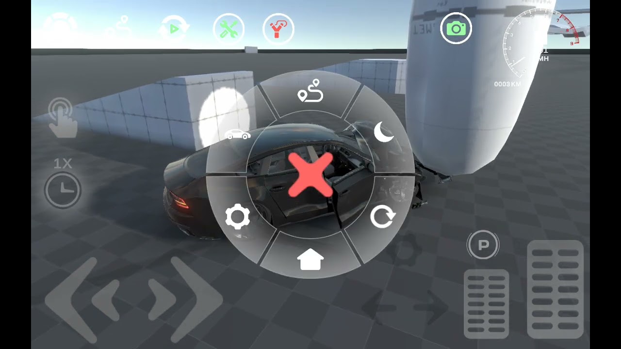 Car crash physics