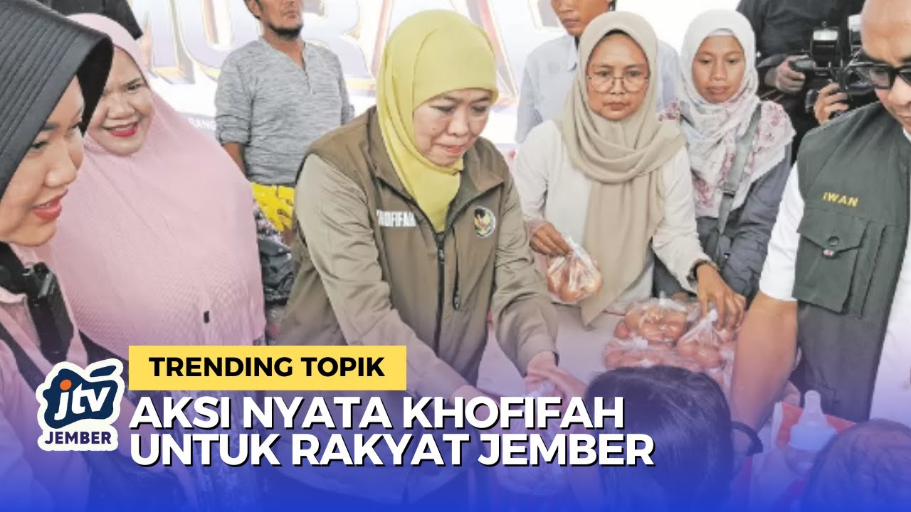 Khofifah Turun Tangan! Jaga Stabilitas Harga di Jember