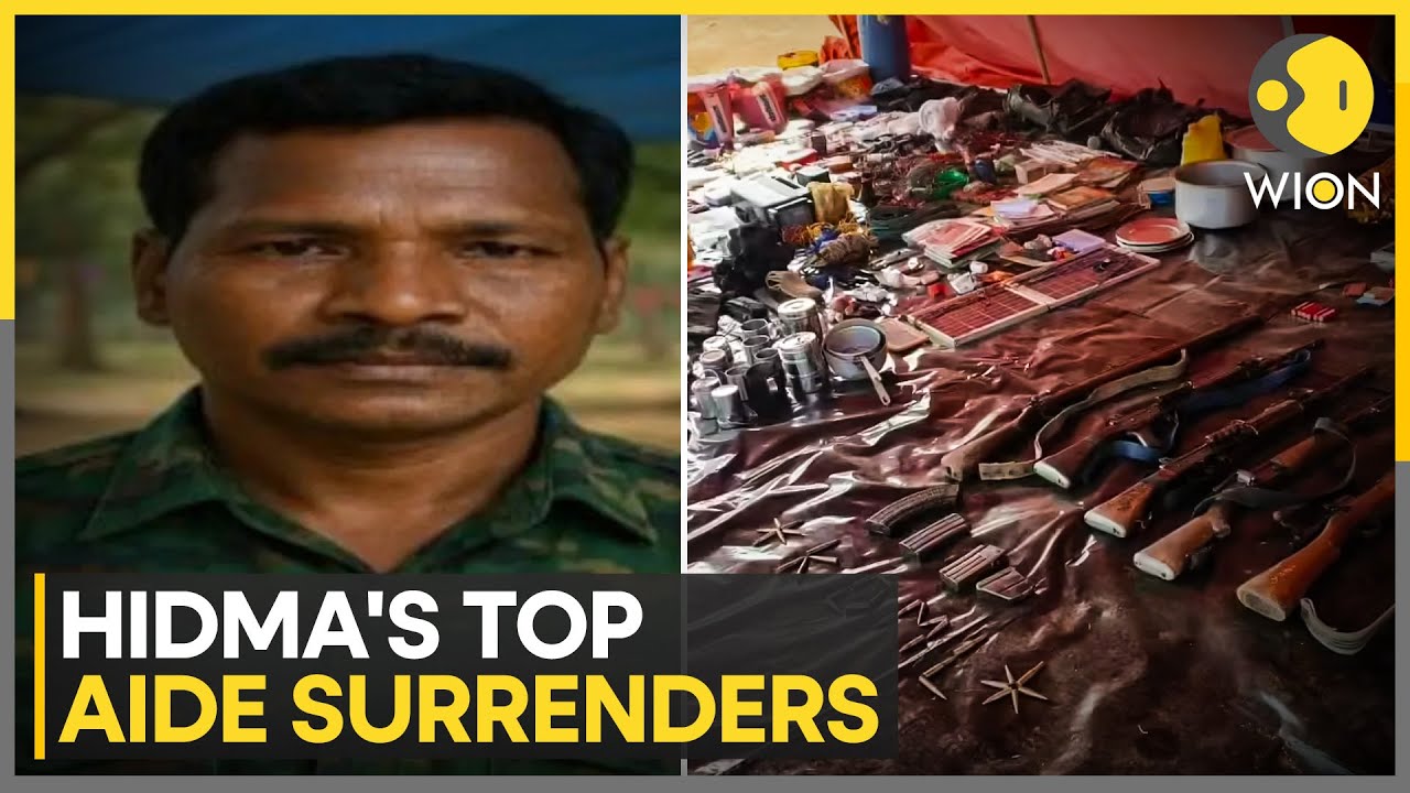 Top Maoist PLGA Commander With a Reward of 50 Lakhs Surrenders to Telangana Police | WION News