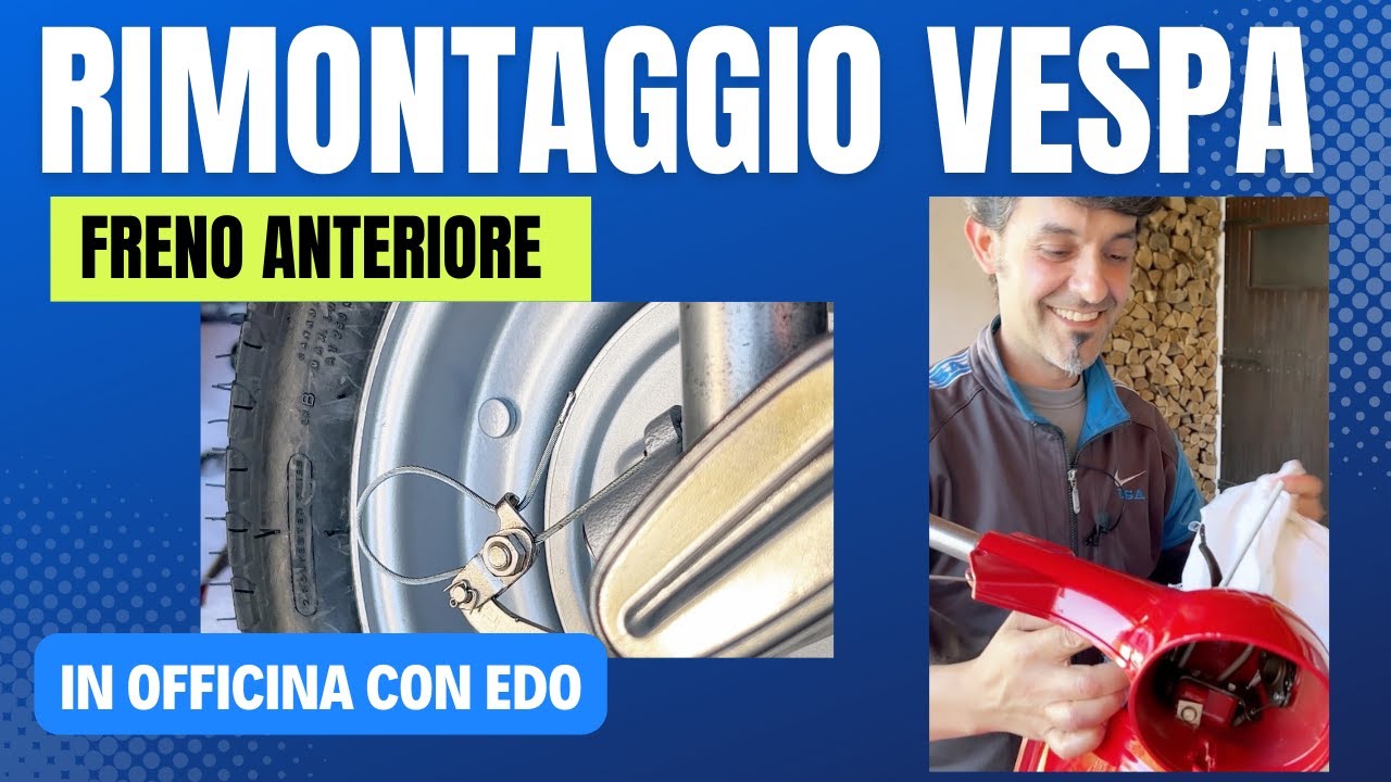 Rimontaggio freno anteriore Vespa 50 N