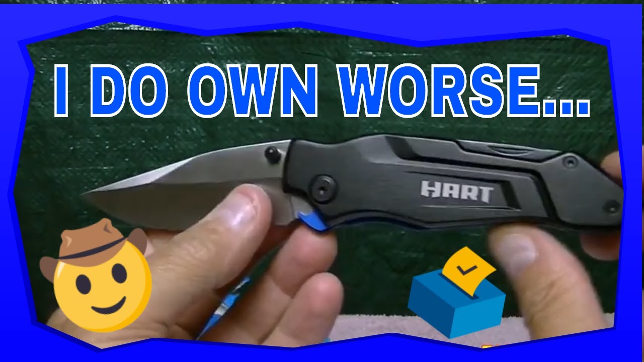 First Look At Hart 4 in 1 Folding Knife Sold By WalMart