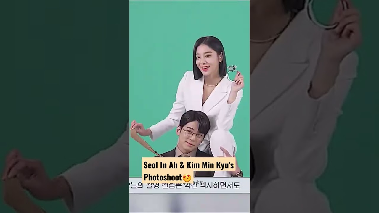 Kim Min kyu & Seol In Ah's Photoshoot 🔥😍 #abusinessproposal #kimminkyu #seolinah