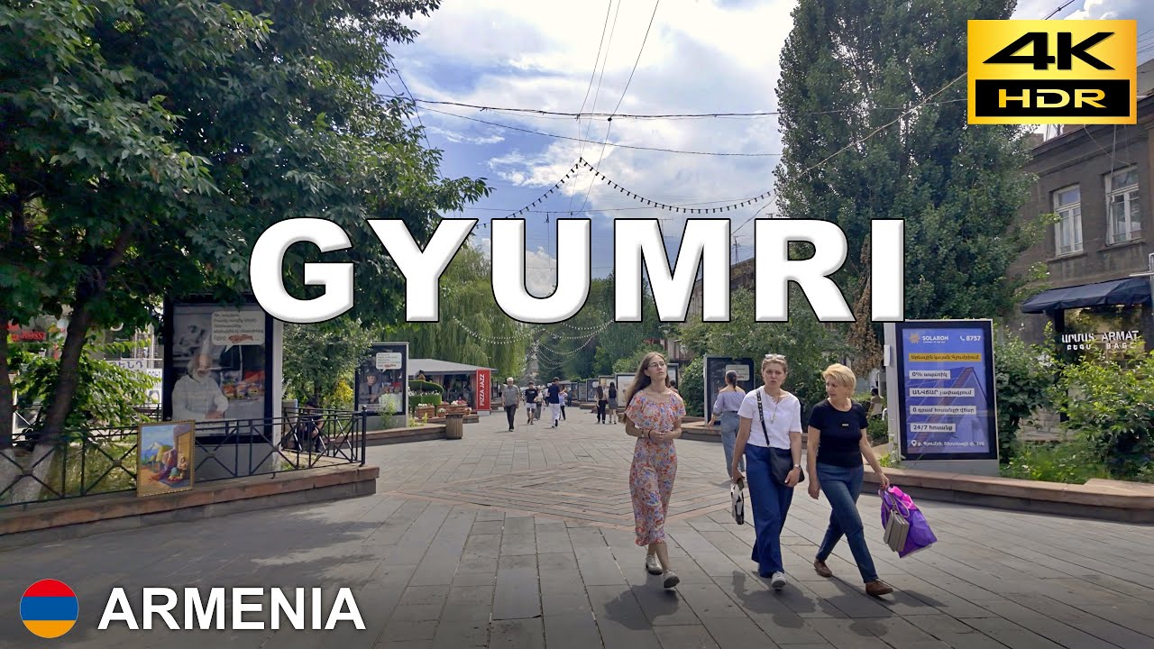 Gyumri – 4K Walk | Kumayri Historic District | Armenia 🇦🇲 Jul 2025 [4K HDR]