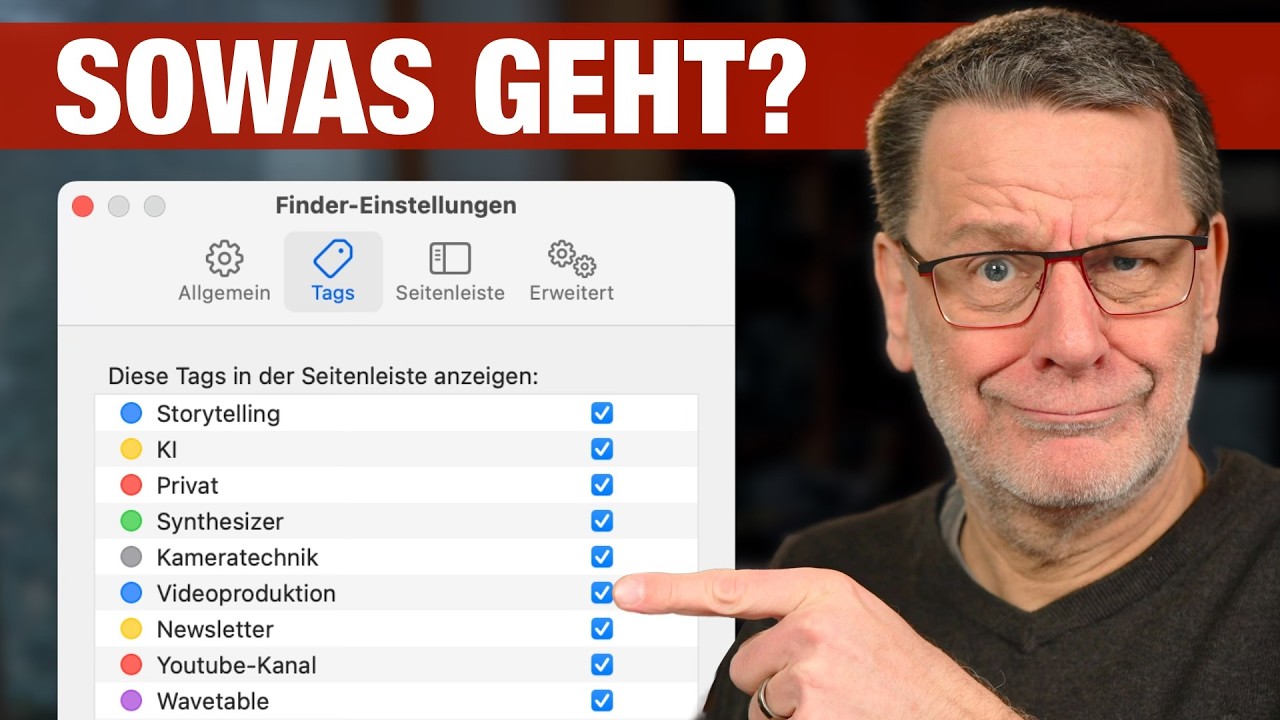 Nie mehr suchen: 7 Macbook-Tipps zum Finder (Tag-Grundlagen)