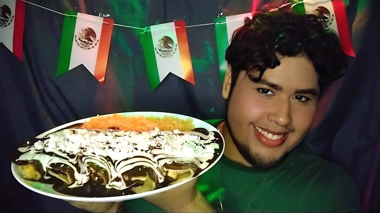 ASMR | Enmoladas | Enchiladas de Mole + Chismecito Patrio | Eating Sounds 먹방 