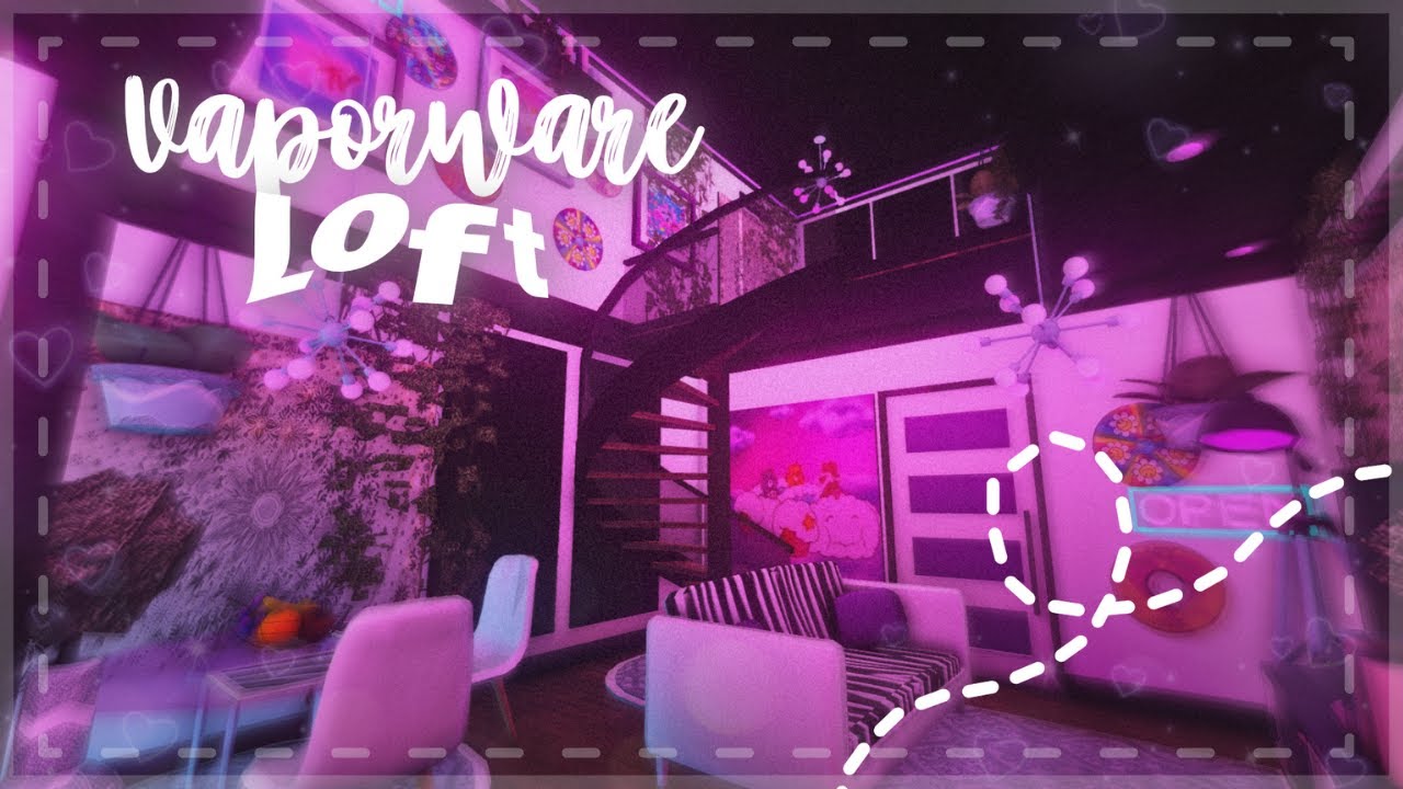 Roblox Bloxburg -Vaporwave Two-Story Loft - Minami Oroi