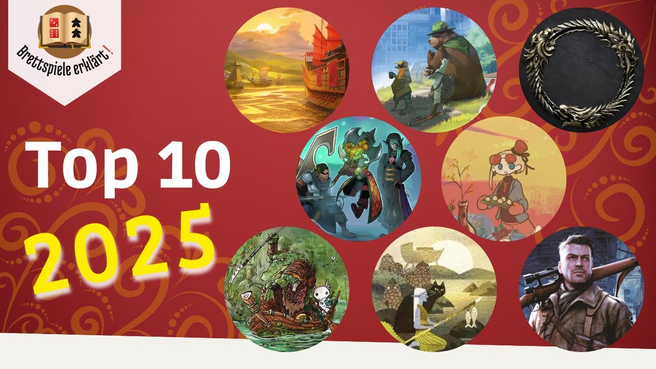 Top 10 Spiele 2025 – Meine Brettspiel-Favoriten