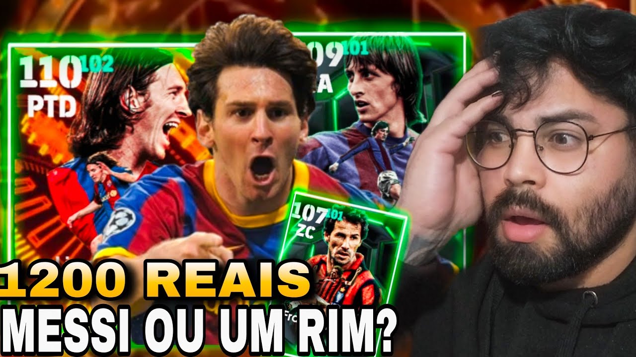 MESSI 110 OU UM RIM? 💀 O PACK MAIS CARO DO eFOOTBALL 2026 
