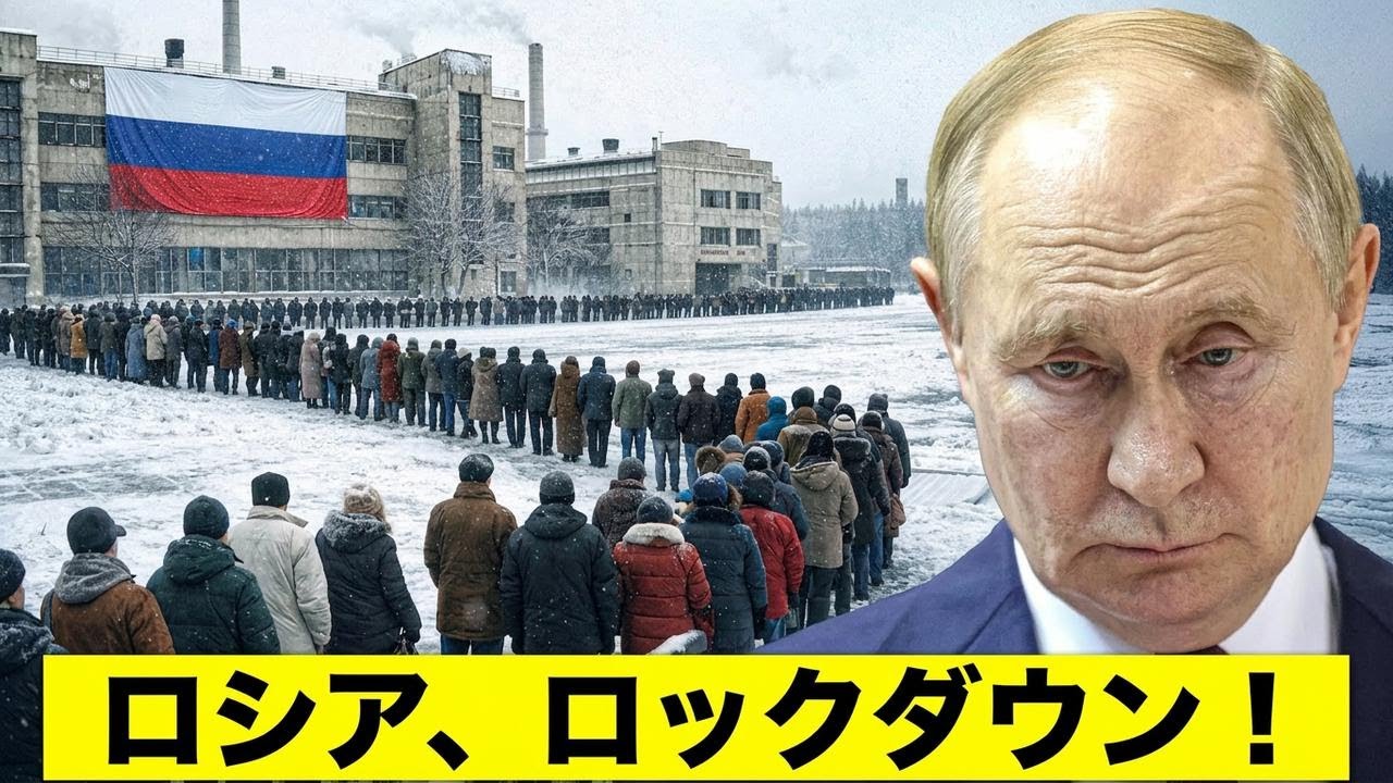 ロシア大封鎖！プーチンが国民を檻に閉じ込める！