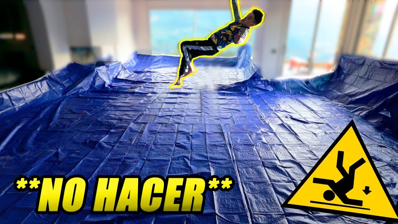 SLIP AND SLIDE GIGANTE EN EL SALON DE CASA!! **NO HACER**[bytarifa]
