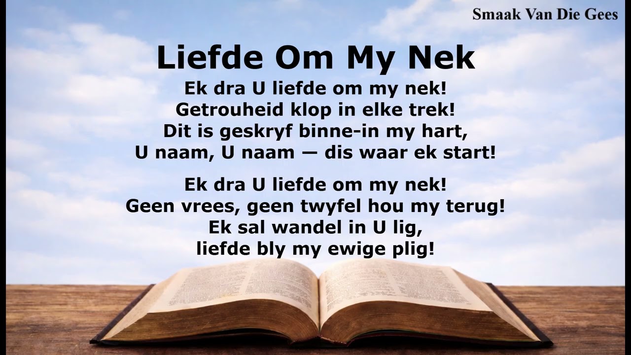 051 Liefde Om My Nek