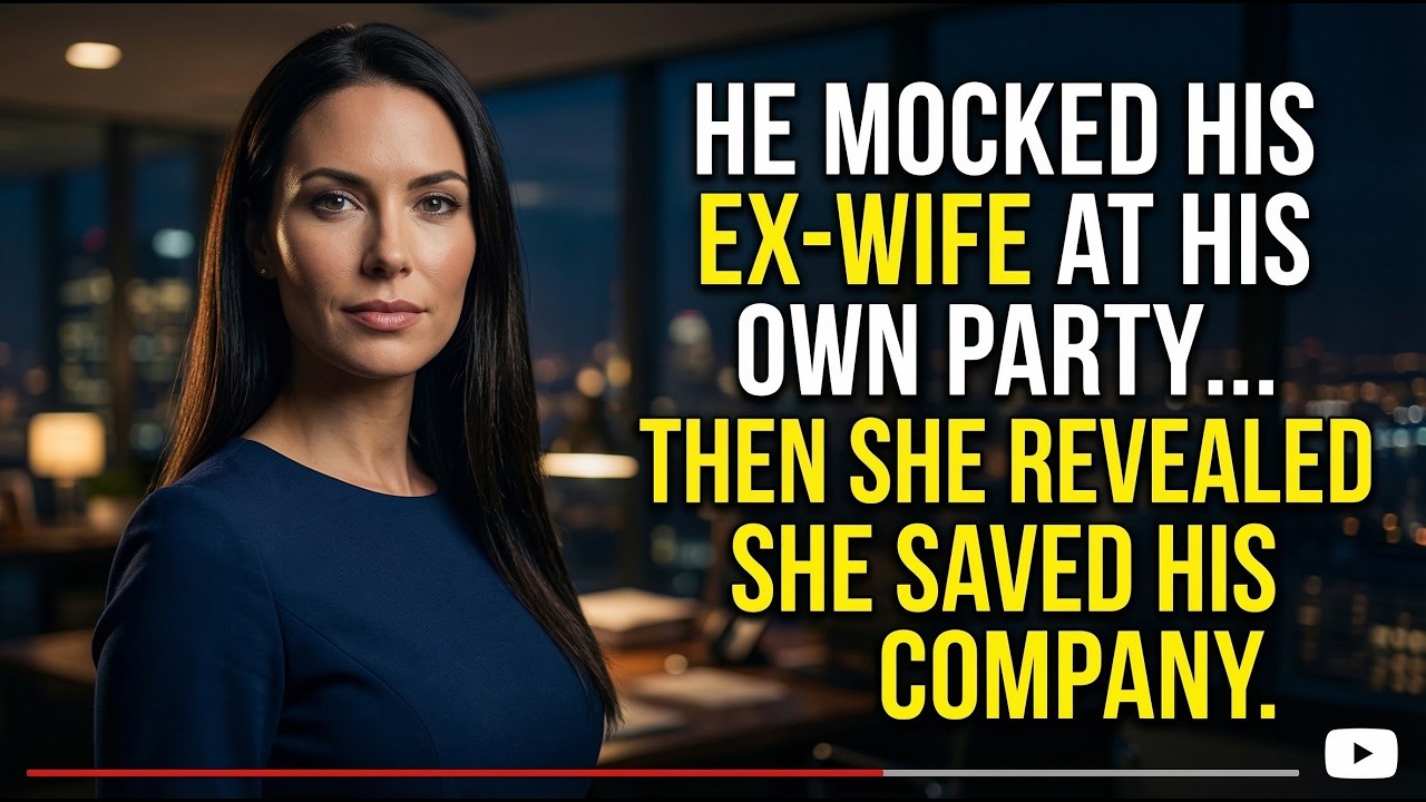 He Mocked His Ex-Wife in Front of Everyone… Until She Revealed She Saved His Company