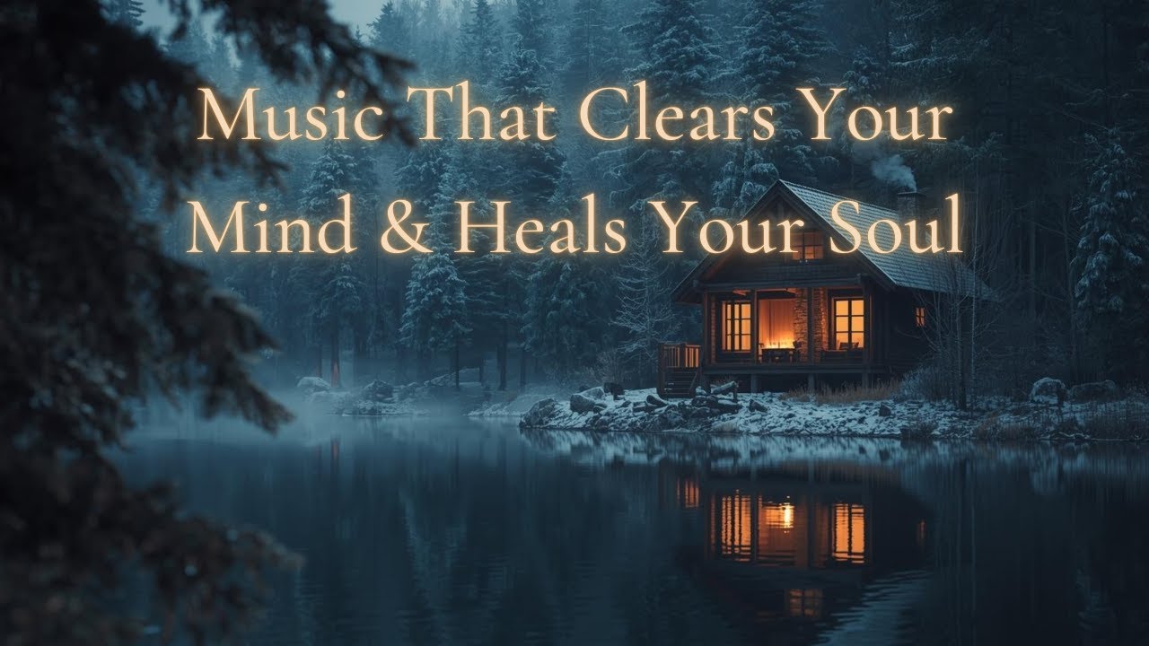 🏡🔥 Cabin Study Lounge | Piano & Cello Music That Clears Your Mind & Heals Your Soul 🌲✨