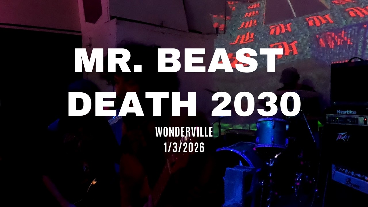[NYC PUNK ROCK] BAND: Mr Beast Death 2030 | VENUE: Wonderville, Brooklyn, New York | January 3, 2026