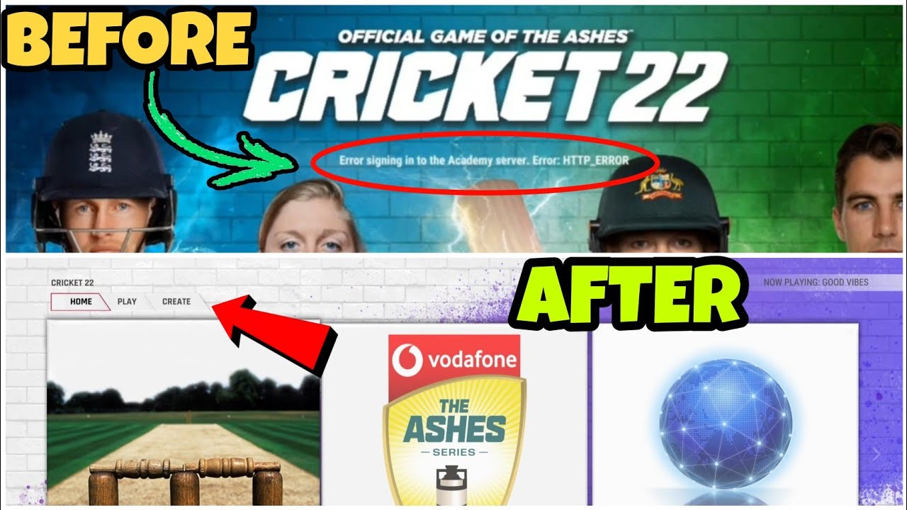 Cricket 22 HTTP Error Fix | Cricket 22 Error Signing in There is a New Version of the Game Available