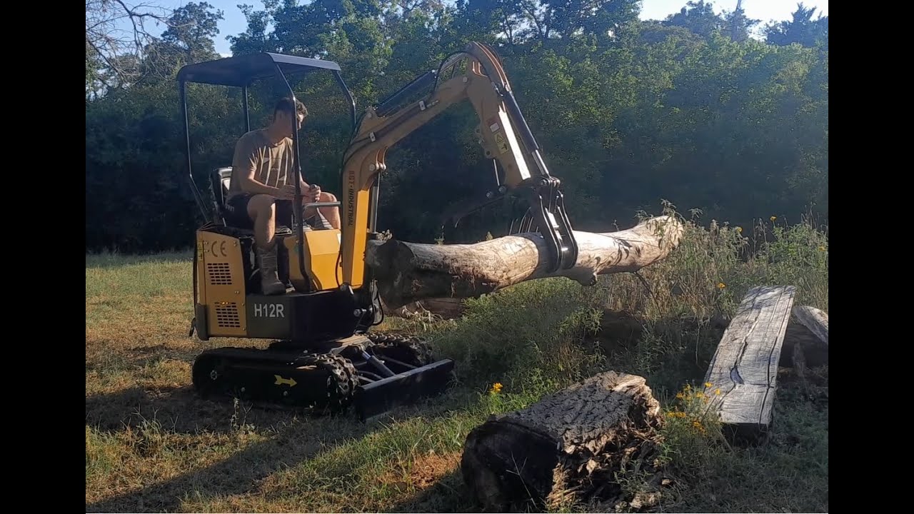 Testing a few Attachments on the AGT 1 Ton Mini Excavator